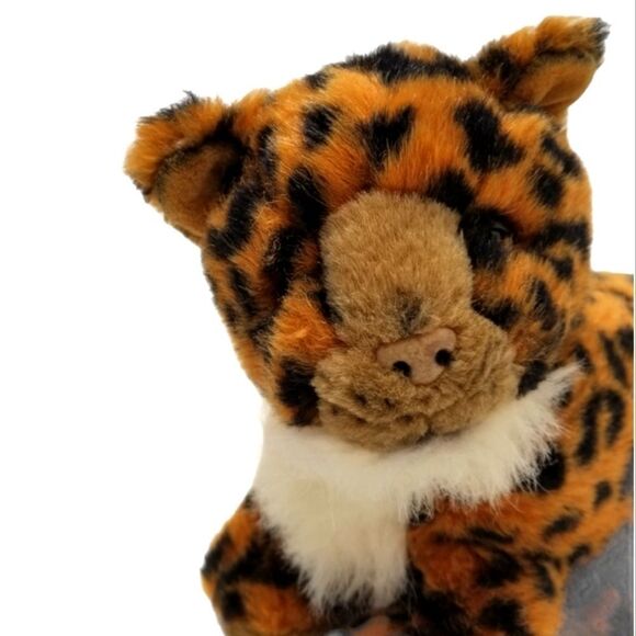 10" Rare Pier 1 Imports Plush Jaguar - Picture 5 of 5